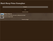 Tablet Screenshot of blacksheepprims.blogspot.com