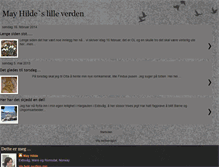Tablet Screenshot of mayhildesverden.blogspot.com