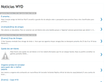 Tablet Screenshot of noticias-wyd.blogspot.com