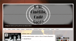 Desktop Screenshot of eaicinefilocadevoce.blogspot.com