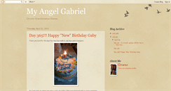 Desktop Screenshot of myangelgaby.blogspot.com