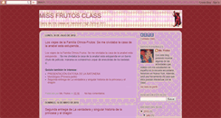 Desktop Screenshot of missfrutosclass.blogspot.com