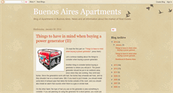Desktop Screenshot of buenosairesapartments.blogspot.com