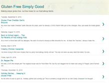 Tablet Screenshot of glutenfreesimplygood.blogspot.com