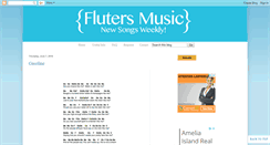 Desktop Screenshot of flutersmusic.blogspot.com