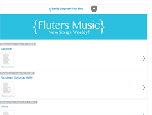 Tablet Screenshot of flutersmusic.blogspot.com