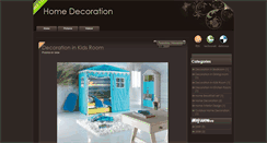 Desktop Screenshot of homedecorationifo.blogspot.com