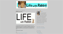 Desktop Screenshot of lifewithrabbit.blogspot.com