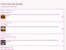 Tablet Screenshot of idoitformyhealth.blogspot.com