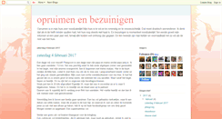 Desktop Screenshot of 365opruim-enschoonmaakklusjes.blogspot.com