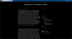 Desktop Screenshot of madridtrip2009.blogspot.com