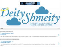 Tablet Screenshot of deityshmeity.blogspot.com