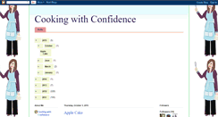 Desktop Screenshot of cookingwithconfidenceandjoy.blogspot.com