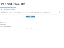 Tablet Screenshot of neilberman.blogspot.com