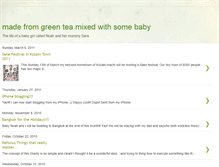 Tablet Screenshot of madefromgreentea.blogspot.com