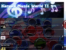 Tablet Screenshot of koreanmusicworld.blogspot.com