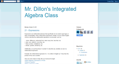 Desktop Screenshot of integratedalgebradillon.blogspot.com