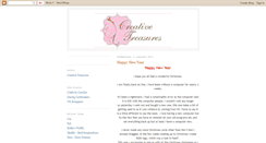 Desktop Screenshot of creativetreasures21.blogspot.com