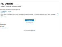 Tablet Screenshot of hoyenterate.blogspot.com