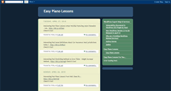 Desktop Screenshot of easypianolessonsforyou.blogspot.com
