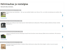 Tablet Screenshot of helminauhaajanostalgiaa.blogspot.com