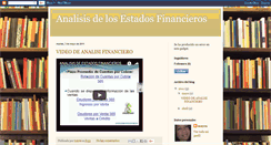 Desktop Screenshot of analisisdelosestadosfinancieros.blogspot.com