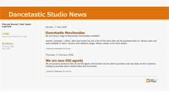 Desktop Screenshot of dancetasticstudio.blogspot.com