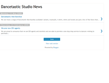 Tablet Screenshot of dancetasticstudio.blogspot.com