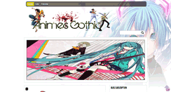 Desktop Screenshot of animes-gothic.blogspot.com