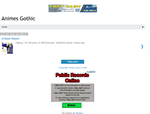 Tablet Screenshot of animes-gothic.blogspot.com