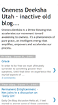 Mobile Screenshot of onenessutah.blogspot.com