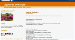 Desktop Screenshot of licoesdeavaliacao.blogspot.com