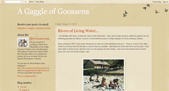 Desktop Screenshot of agaggleofgoossens.blogspot.com
