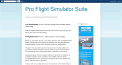 Desktop Screenshot of proflight-simulator-suite.blogspot.com