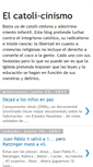Mobile Screenshot of catolicinismo.blogspot.com