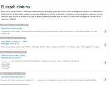 Tablet Screenshot of catolicinismo.blogspot.com