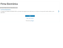 Tablet Screenshot of firmaelectronicainfo.blogspot.com