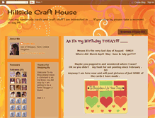 Tablet Screenshot of hillsidecrafthouse.blogspot.com