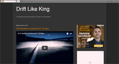 Desktop Screenshot of driftlikeking.blogspot.com