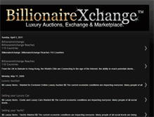 Tablet Screenshot of billionairexchange.blogspot.com