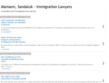 Tablet Screenshot of migrationlaw.blogspot.com