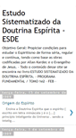 Mobile Screenshot of estudosistematizadodadoutrinaespirita.blogspot.com