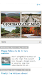 Mobile Screenshot of mymindisongeorgia.blogspot.com