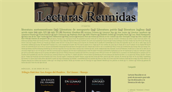 Desktop Screenshot of lecturasreunidas.blogspot.com