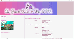 Desktop Screenshot of legrandsalondayspa.blogspot.com