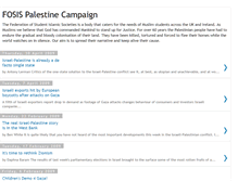 Tablet Screenshot of fosispalestinecampaign.blogspot.com
