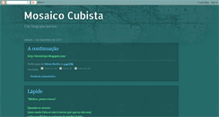 Desktop Screenshot of mosaicocubista.blogspot.com