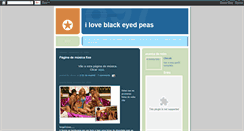 Desktop Screenshot of loveblackeyedpeas.blogspot.com