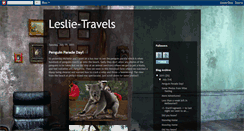 Desktop Screenshot of leslie-travels.blogspot.com