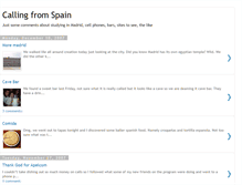 Tablet Screenshot of callingfromspain.blogspot.com